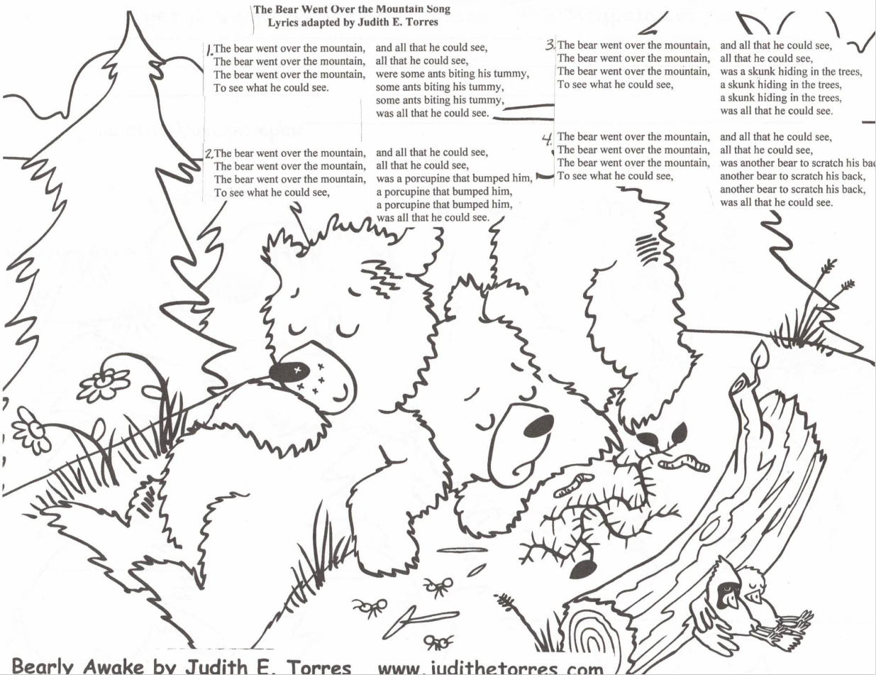 Bearly Awake Curriculum Guide Song